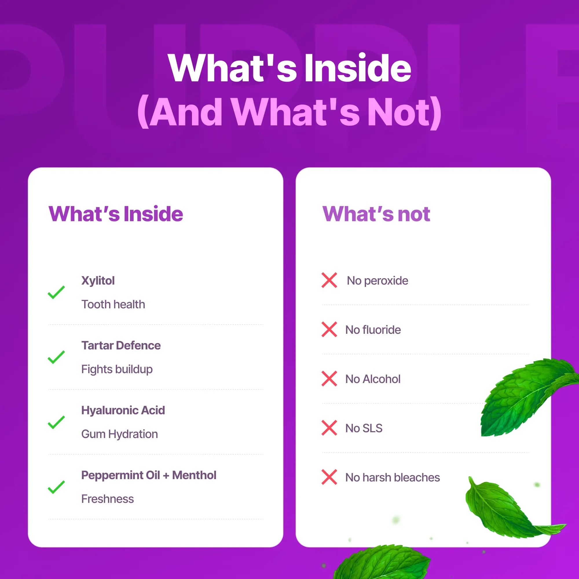 Purple mouthwash benefits Purple mouthwash benefits