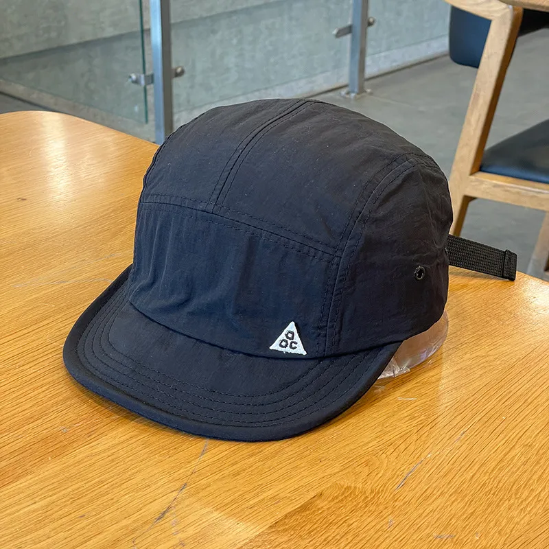 Vintage Japanese Street Style Men's Baseball Cap - Black
