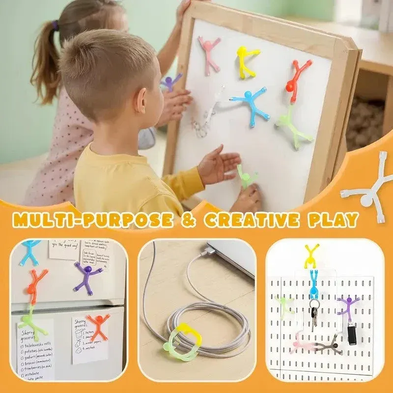 Magnetic silicone figure set gift
